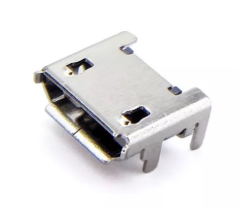 USB-micro connector female horizontaal type 10 PCB